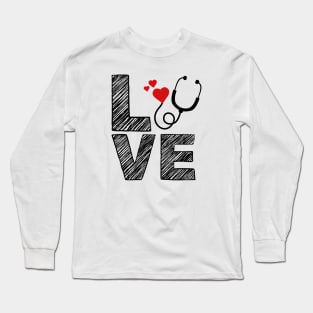 Love nurse, Registered Nurse Long Sleeve T-Shirt